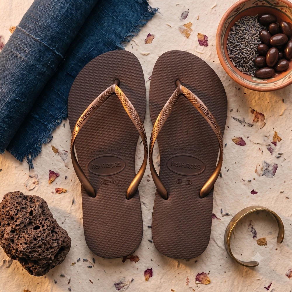 SLIM0064 | W's 9/10 | Havaianas SLIM SOLID flip flops / sandals